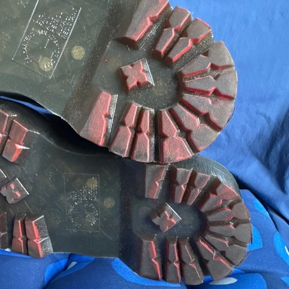 Dr. Martens 8053 Quad Black Fondant Pink Arcadia Leather Platform UK6 W8 - Picture 8 of 9